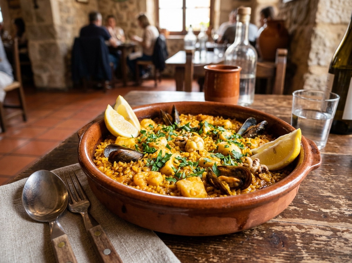 Arroz a banda tradicional